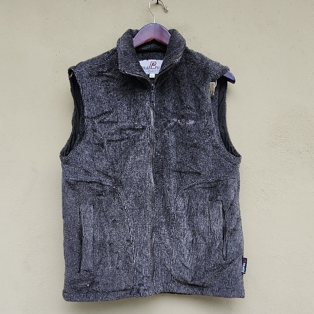 Rare Cozy Men's Charcoal Fleece Vest